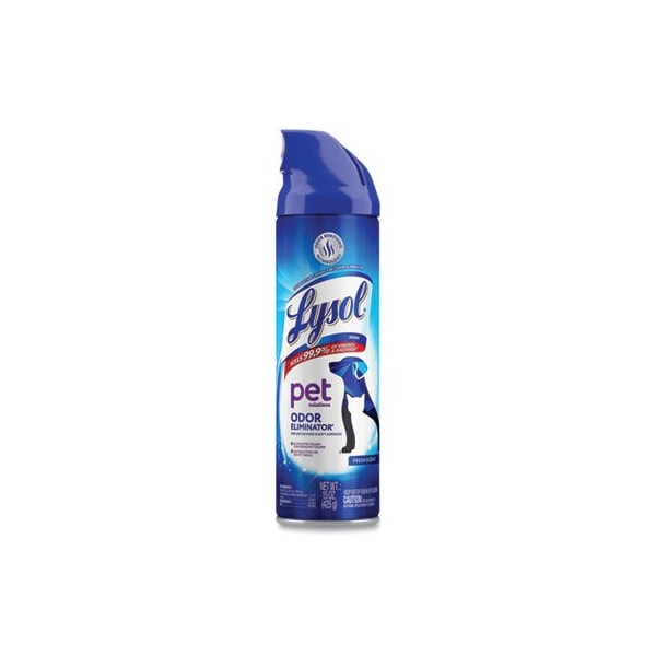 Reckitt Benckiser Disinfectant Spray II Pet Odor Eliminator, Fresh, 15 oz Aerosol Spray, 12PK 99804CT - main